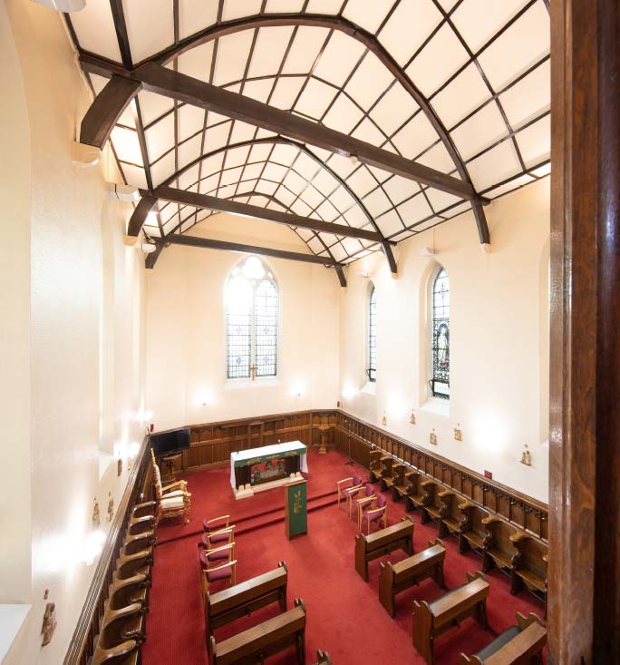 The chapel - internal detail
